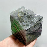 10 Pieces Cutting Fluorite Mineral Geode Cubes Specimen Tower - Wholesale Crystals