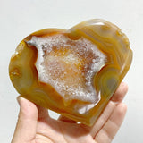 10 Pieces Geode Druzy Agate Heart -Wholesale Crystals