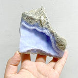 10 Pieces Geode Druzy Blue Chalcedony - Wholesale Crystals