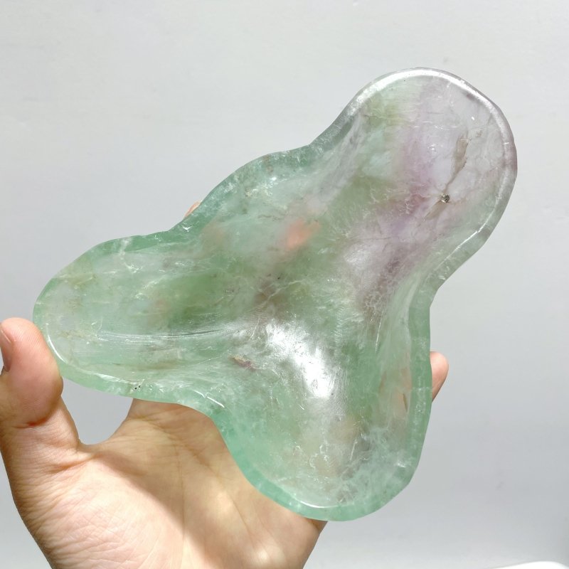 10 Pieces Large Colorful Fluorite Bowl Home Decor Carving Closeout - Wholesale Crystals