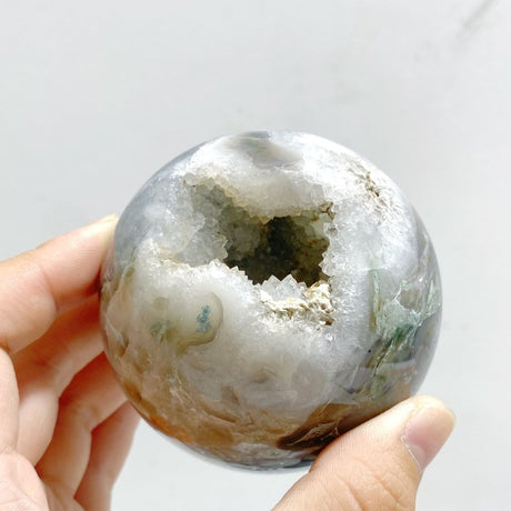 10 Pieces Moss Agate Spheres Ball - Wholesale Crystals