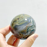 10 Pieces Moss Agate Spheres Ball - Wholesale Crystals