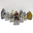 10 Pieces Ocean Jasper Arrow Head Shape Home Decor - Wholesale Crystals