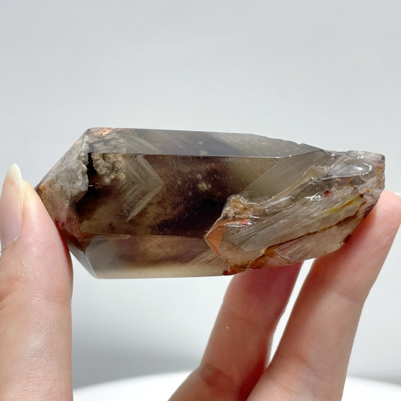 10 Pieces Polished Unique Smoky Quartz Garden Quartz - Wholesale Crystals