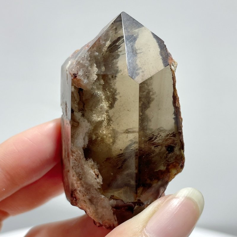 10 Pieces Polished Unique Smoky Quartz Garden Quartz - Wholesale Crystals