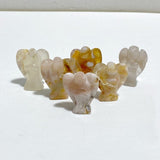 10 Types Mini Angel Carving Rose Quartz Moss Agate -Wholesale Crystals