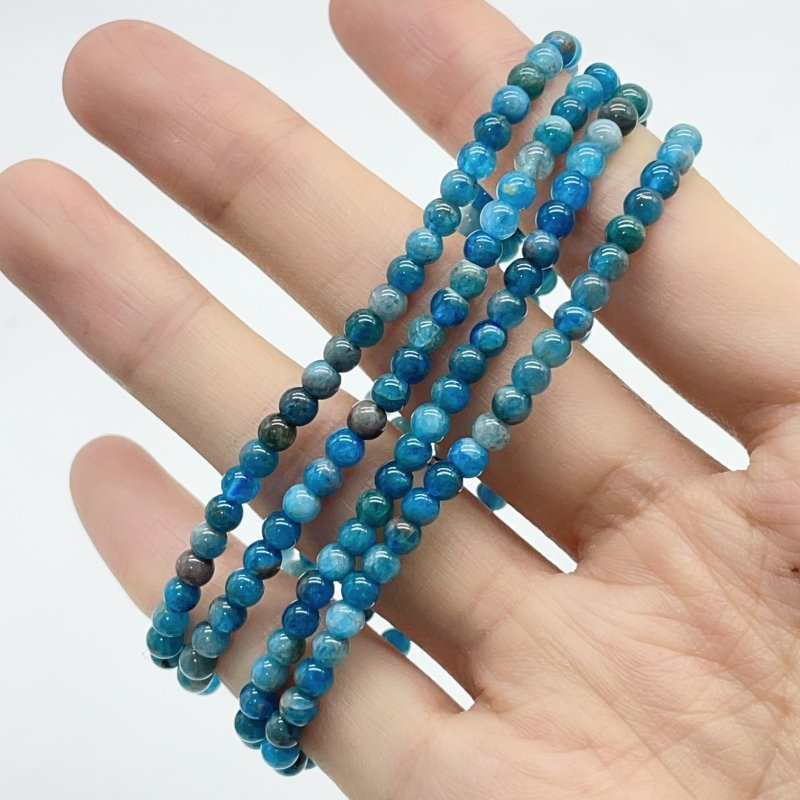 10 Types Mini Beads 4mm Bracelet Wholesale Golden Rutile Fluorite Dragon Blood Stone - Wholesale Crystals