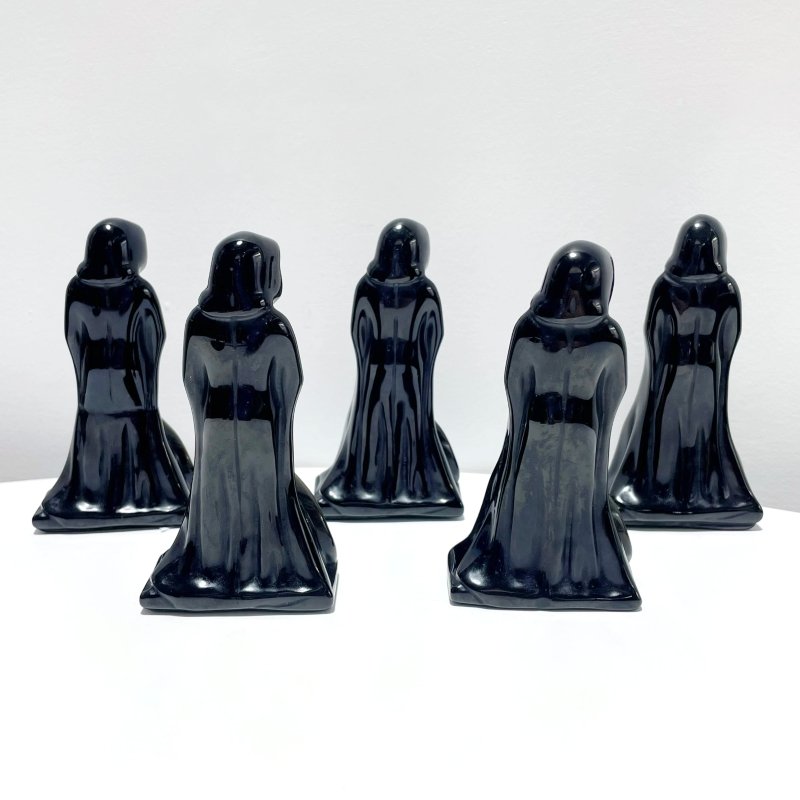 10cm Halloween Obsidian Grim Reaper Carving Wholesale - Wholesale Crystals