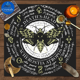 11 Mystical Runes Starry Sky Moon Phase Tarot Tablecloth - Wholesale Crystals