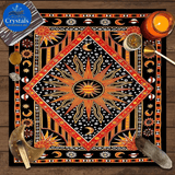 11 Mystical Runes Starry Sky Moon Phase Tarot Tablecloth - Wholesale Crystals
