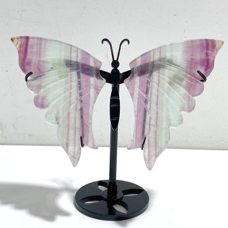 11 Pairs Wings Carving With Stand Closeout (Defect) -Wholesale Crystals