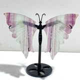 11 Pairs Wings Carving With Stand Closeout (Defect) -Wholesale Crystals