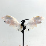 11 Pairs Wings Carving With Stand Closeout (Defect) -Wholesale Crystals