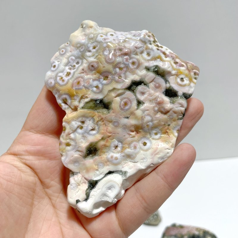 11 Pieces 8th Vein Ocean Jasper Free Form Mixed Size #A03