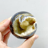 11 Pieces Beautiful Geode Druzy 8th Vein Ocean Jasper Spheres -Wholesale Crystals