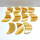 11 Pieces Beautiful Yellow Calcite Moon - Wholesale Crystals