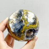 11 Pieces Geode Druzy 8th Vein Ocean Jasper Spheres -Wholesale Crystals