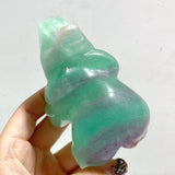 11 Pieces Green Fluorite Elephant Carving -Wholesale Crystals
