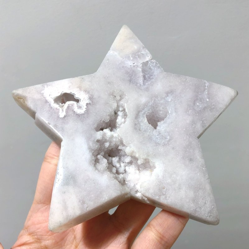 11 Pieces Large Beautiful Geode Agate Star - Wholesale Crystals