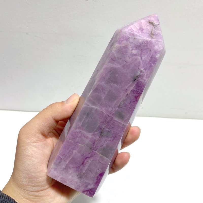11 Pieces Large Lepidolite Tower - Wholesale Crystals