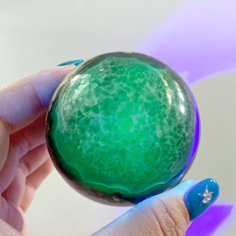 11 Pieces Volcano Agate Sphere(UV - Reactive) - Wholesale Crystals