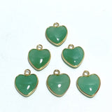 11 Types Crystal Heart Shape Pendants Wholesale Rose Quartz Chevron Amethyst Tiger Eye - Wholesale Crystals