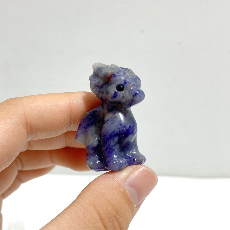 11 Types Mini Flying Dragon Carving Wholesale Yellow Calcite Garnet Sodalite - Wholesale Crystals