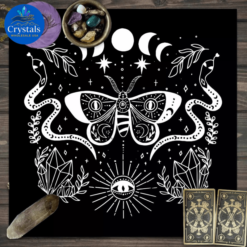 12 Animal Starry Sky Tarot Tablecloth - Wholesale Crystals