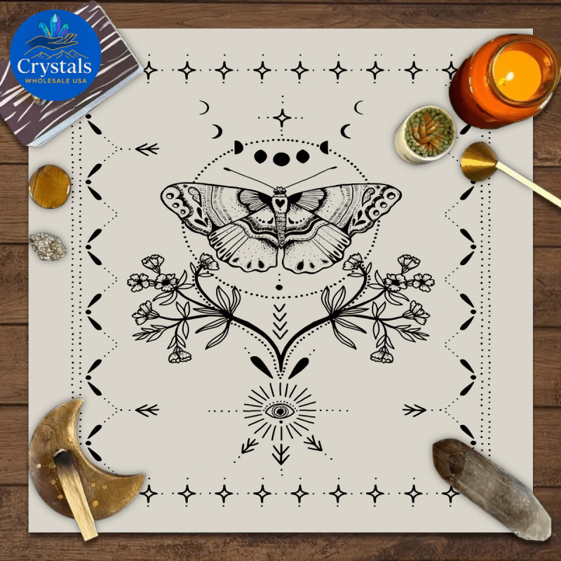 12 Animal Starry Sky Tarot Tablecloth - Wholesale Crystals