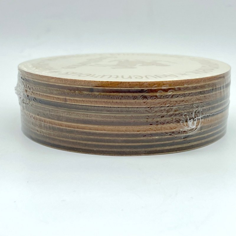 12 Constellations Zodiac Sign Wooden Slices Crystal Astrology Gift Coaster - Wholesale Crystals