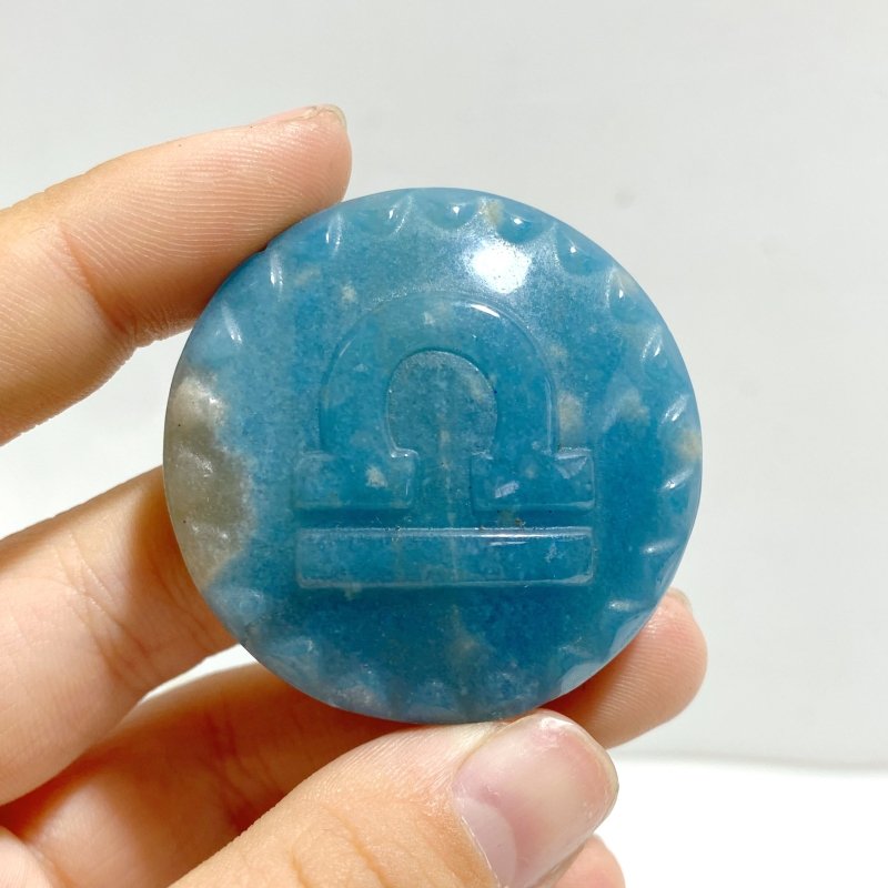 12 Pieces A Set of Trolleite Stone Twelve Constellations Carving - Wholesale Crystals