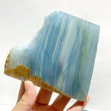 12 Pieces Blue Onyx Slab - Wholesale Crystals