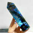 12 Pieces Flash Labradorite Four - Sided Tower Point - Wholesale Crystals