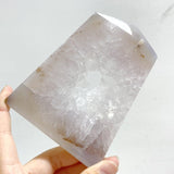 12 Pieces Geode Druzy Agate Four - sided Tower Point - Wholesale Crystals