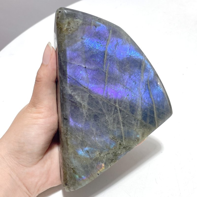 12 Pieces Large Purple Labradorite Free Form - Wholesale Crystals