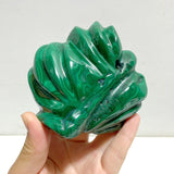 12 Pieces Malachite Flame Carving -Wholesale Crystals