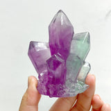 13 Pieces Beautiful Rainbow Fluorite Cluster Carving - Wholesale Crystals