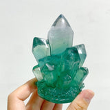 13 Pieces Beautiful Rainbow Fluorite Cluster Carving - Wholesale Crystals