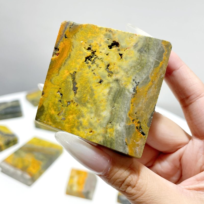 13 Pieces Bumble Bee Jasper Polished Home Decor Stone - Wholesale Crystals