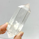 13 Pieces Clear Quartz Double Points - Wholesale Crystals