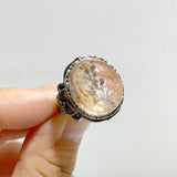 13 Pieces Rare Fire Quartz Dentritic Quartz Different Styles Ring - Wholesale Crystals