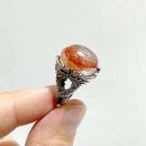 13 Pieces Rare Fire Quartz Dentritic Quartz Different Styles Ring - Wholesale Crystals
