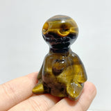 13 Pieces Tiger Eye Voodoo Doll Carving(Defect) - Wholesale Crystals
