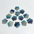 13 Pieces Trolleite Stone Tiger Head Carving Closeout - Wholesale Crystals