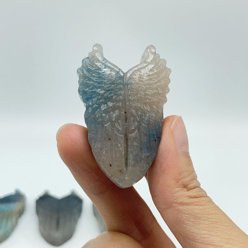 13 Pieces Trolleite Stone Wing Shield Crystal Carving -Wholesale Crystals