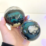 13 Pieces Volcano Agate Sphere(UV - Reactive) - Wholesale Crystals