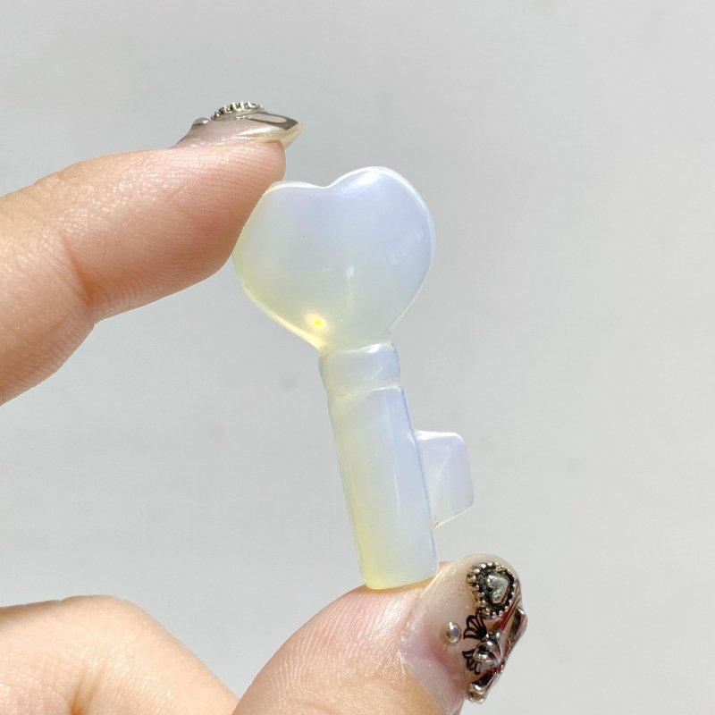 13 Types Heart Key Shape Wholesale Green Aventurine Tiger Eye Howlite -Wholesale Crystals