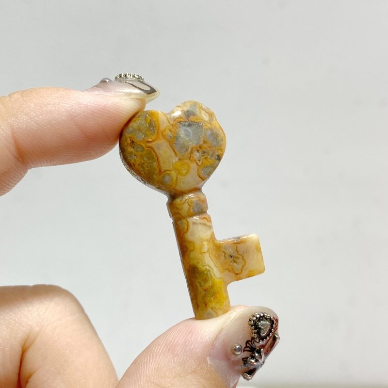 13 Types Heart Key Shape Wholesale Green Aventurine Tiger Eye Howlite -Wholesale Crystals