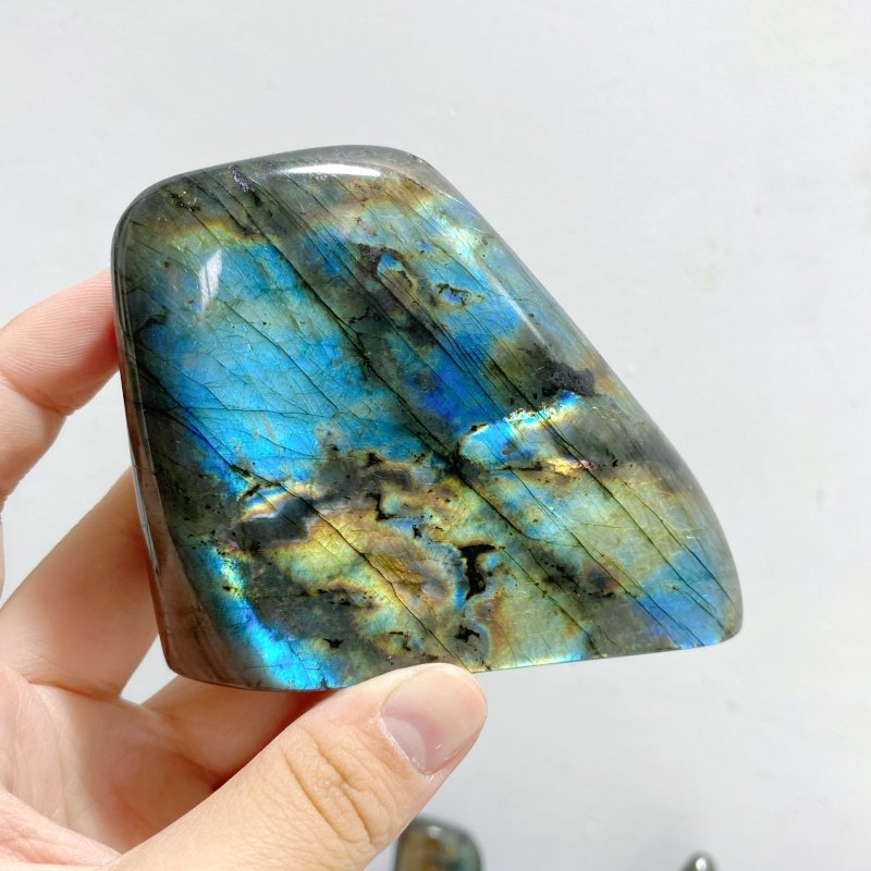14 Pieces Beautiful Yellow Blue Labradorite Free Form -Wholesale Crystals