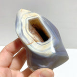 14 Pieces Black Orca Agate Flame Carving - Wholesale Crystals